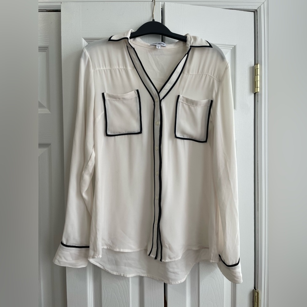Express Portifino Slouch Pocket Button Down